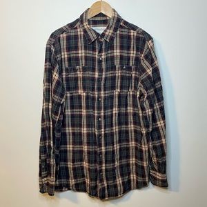 WindRiver Plaid Button Up Flannel Shirt